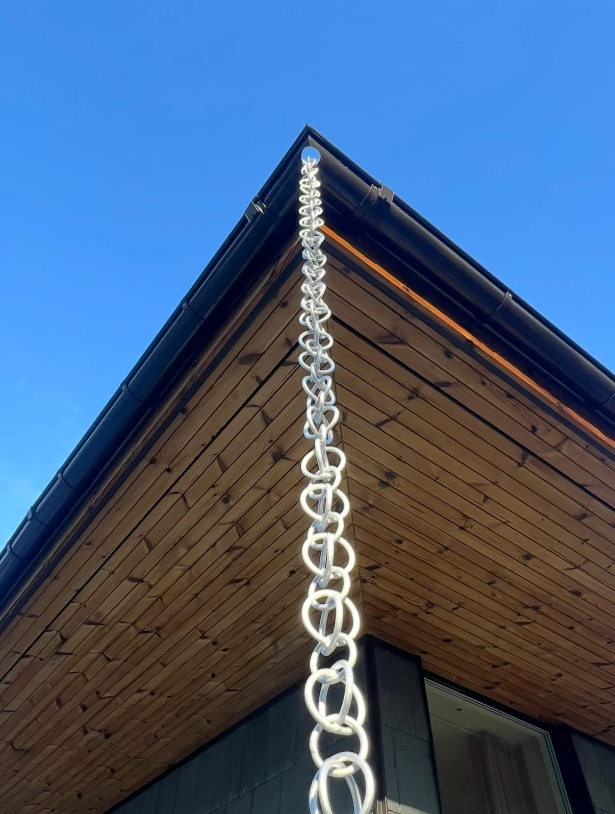Arkitektritad villa – exteriördetalj