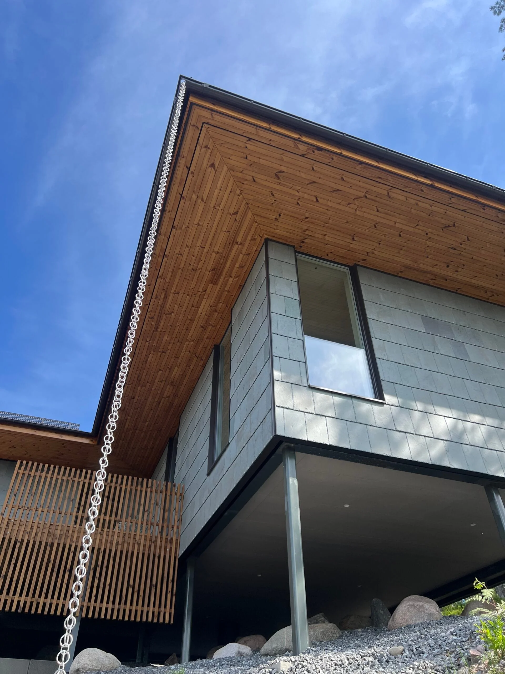 Arkitektritad villa – detalj